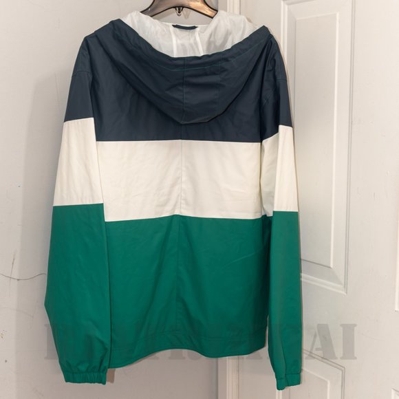 Weatherproof Vintage - Mens Hooded Short Windbreaker Jacket - Picture 7 of 8